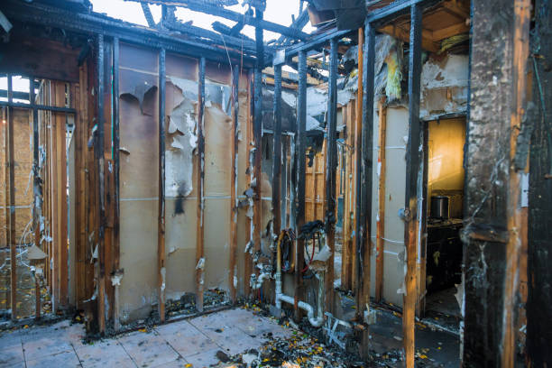 Professional Fire Damage Removal technician working in Sparta, GA